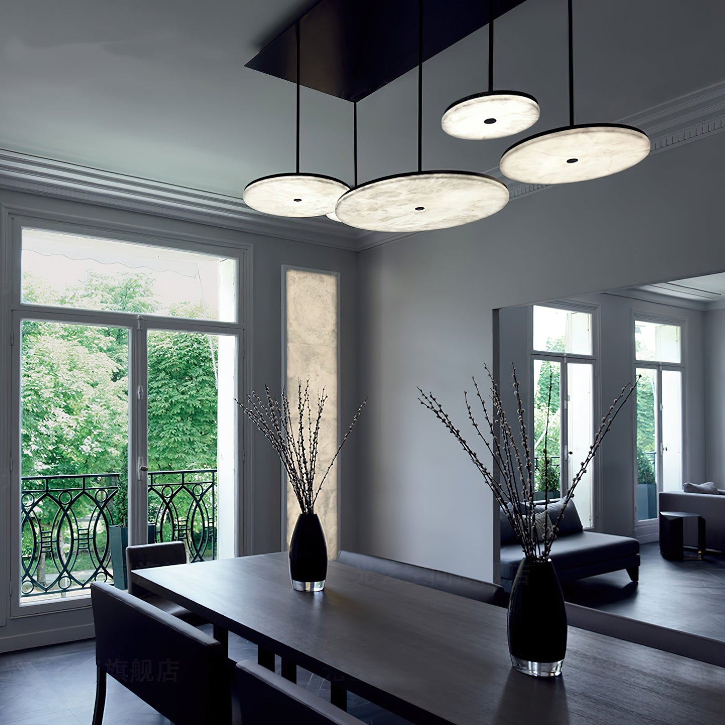 Wyatt Alabaster Pendant Light