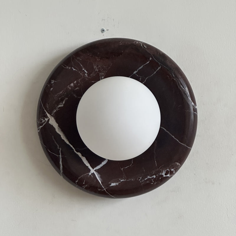 Orli Deep Purple Red Marble Sconce