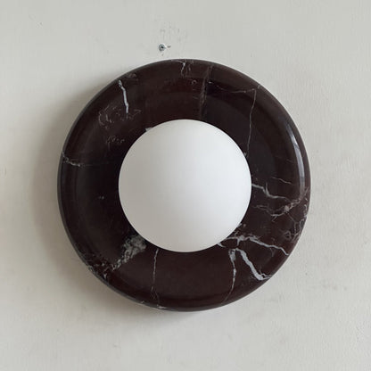 Orli Deep Purple Red Marble Sconce