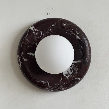 Orli Deep Purple Red Marble Sconce