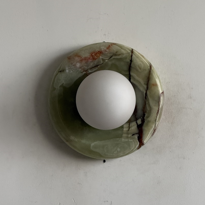 Orli Cyan Onyx Sconce