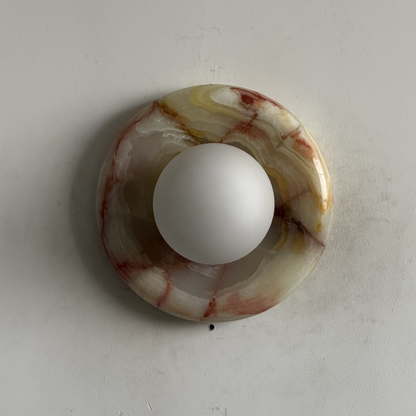 Orli Cyan Onyx Sconce