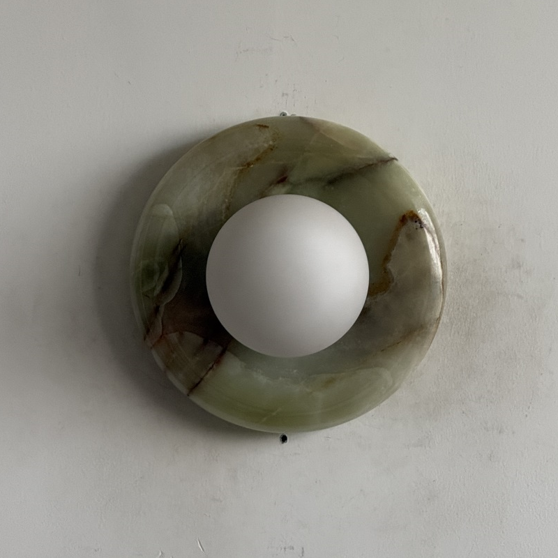 Orli Cyan Onyx Sconce