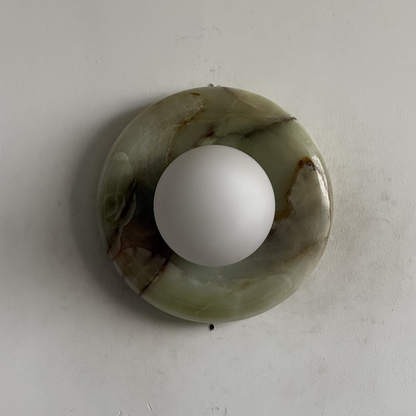 Orli Cyan Onyx Sconce