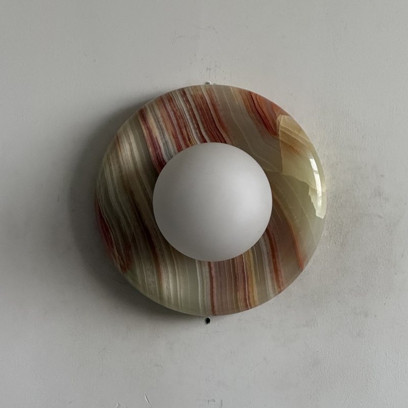 Orli Cyan Onyx Sconce