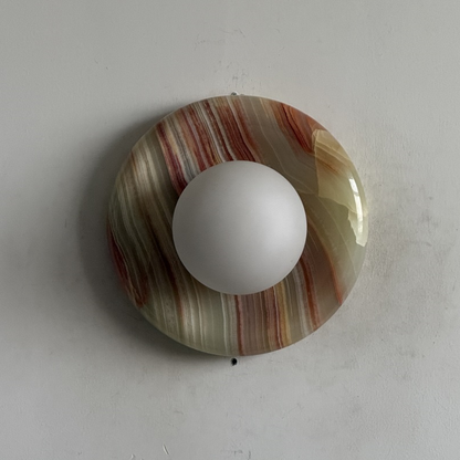 Orli Cyan Onyx Sconce
