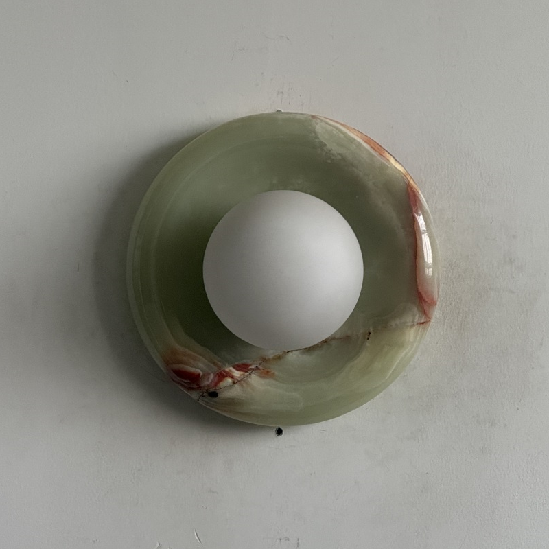 Orli Cyan Onyx Sconce