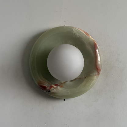 Orli Cyan Onyx Sconce