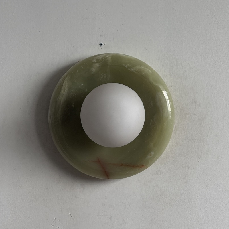 Orli Cyan Onyx Sconce