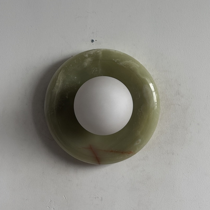 Orli Cyan Onyx Sconce