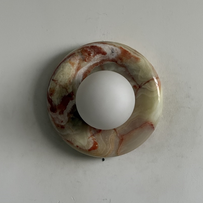Orli Cyan Onyx Sconce
