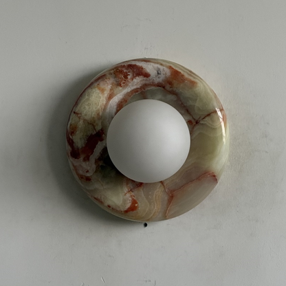Orli Cyan Onyx Sconce