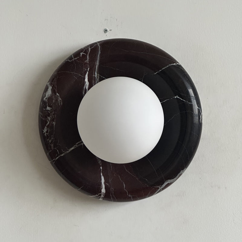 Orli Deep Purple Red Marble Sconce