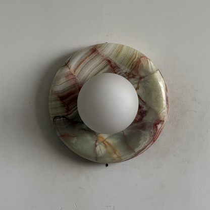 Orli Cyan Onyx Sconce