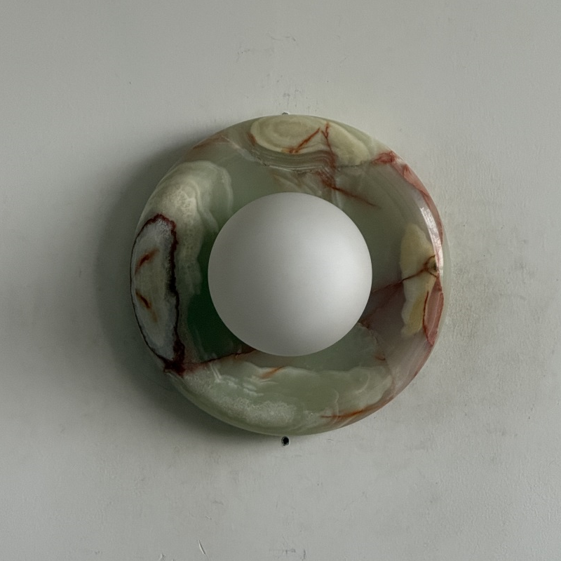 Orli Cyan Onyx Sconce