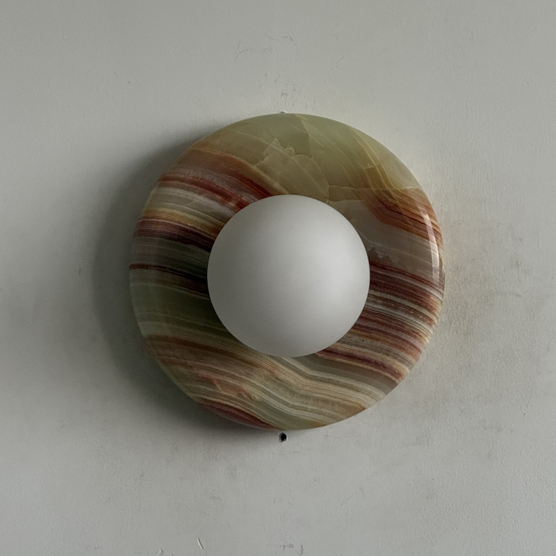 Orli Cyan Onyx Sconce