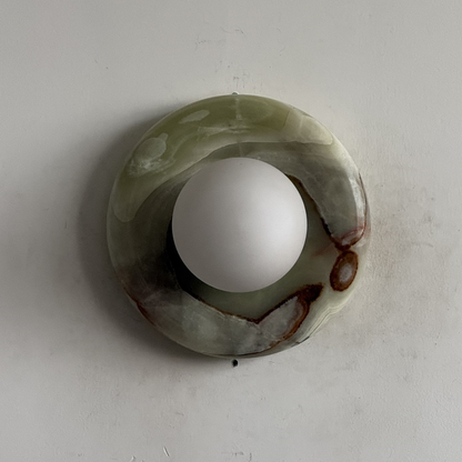 Orli Cyan Onyx Sconce