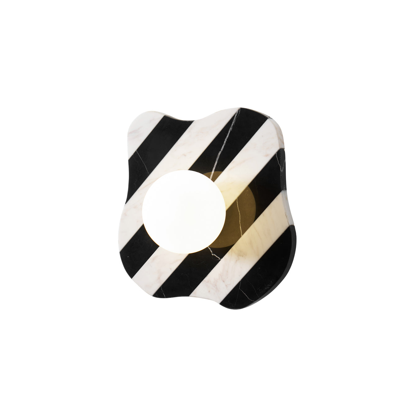 Zebra Marble Wall Lamp