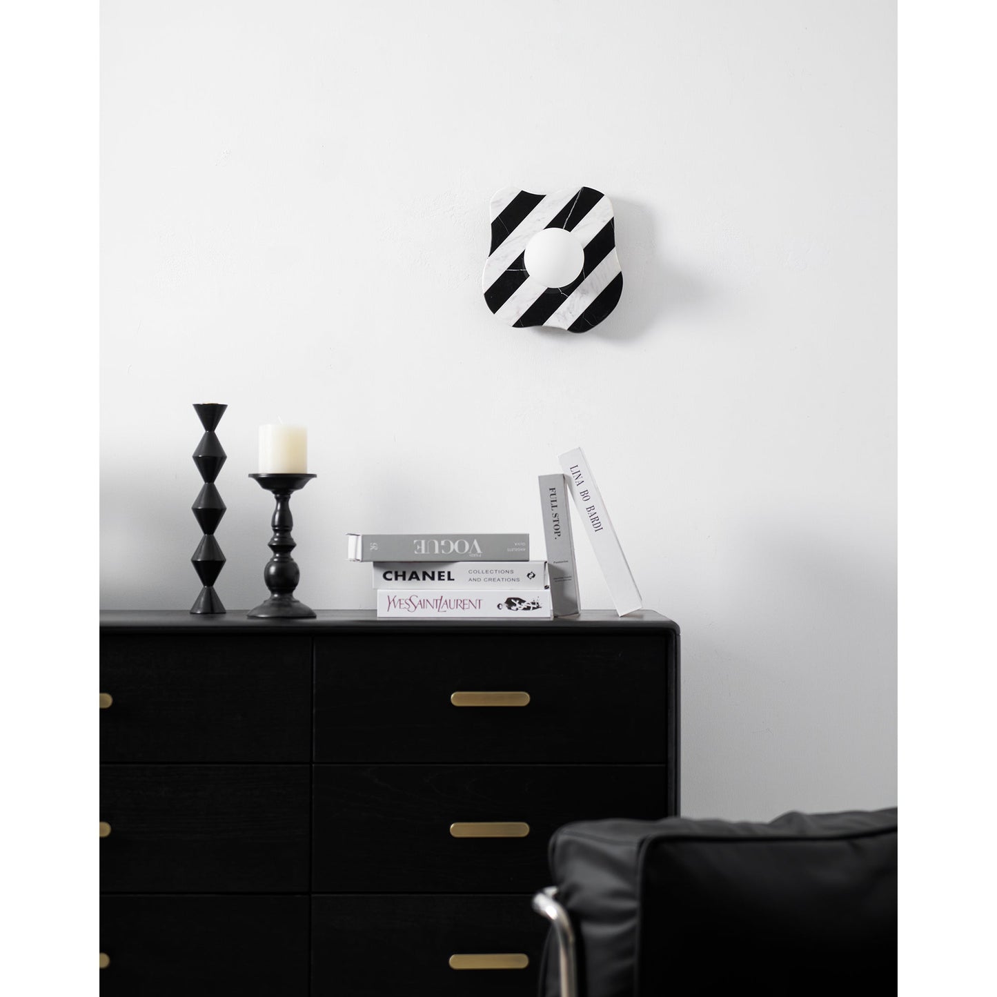 Zebra Marble Wall Lamp
