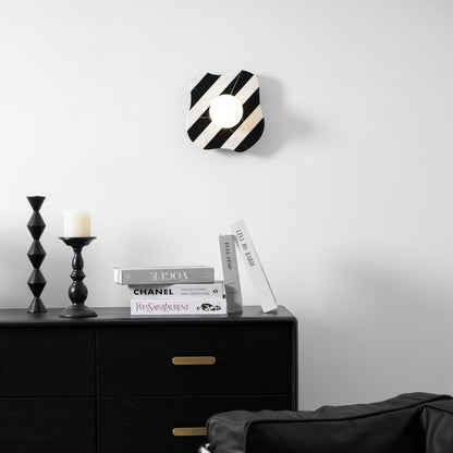 Zebra Marble Wall Lamp