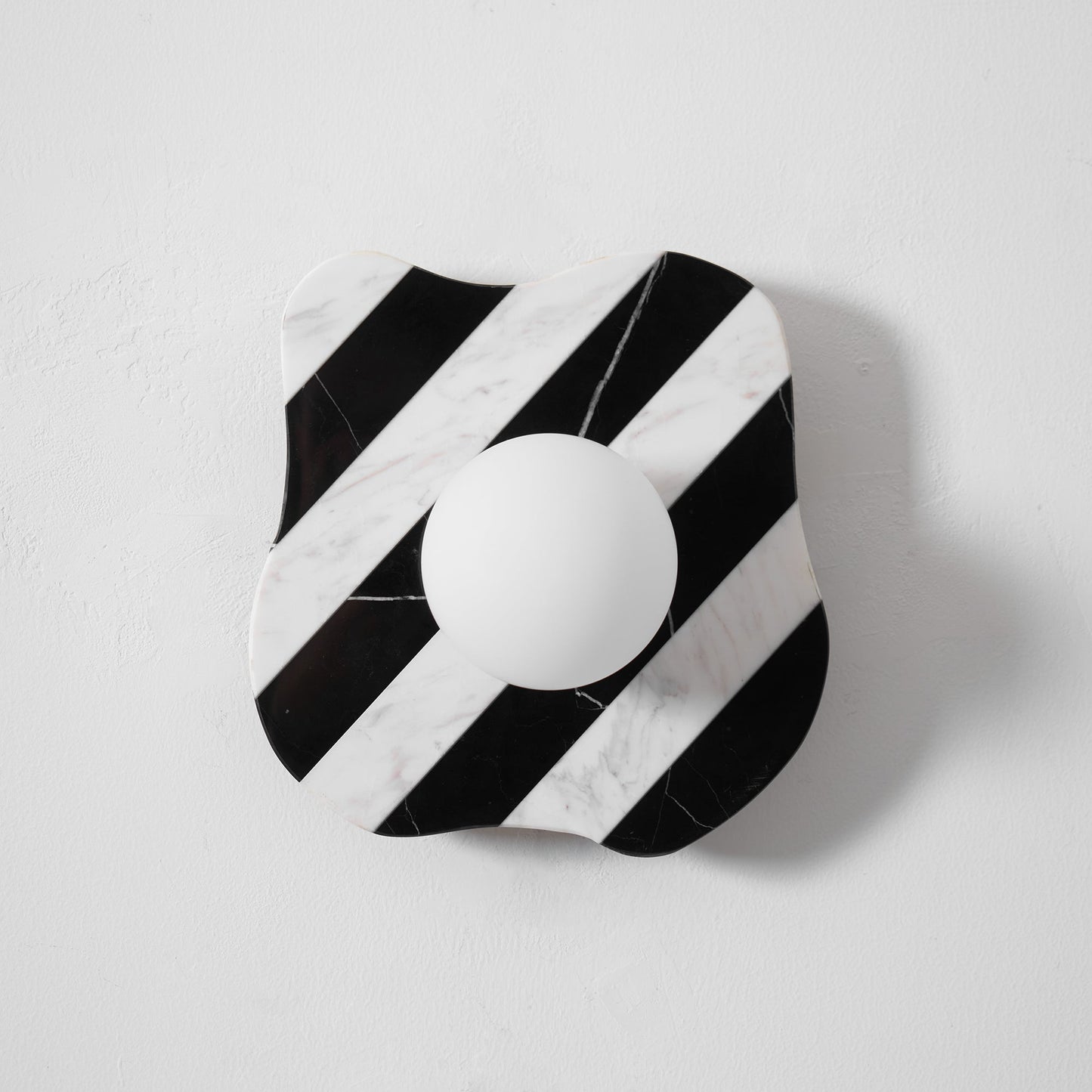 Zebra Marble Wall Lamp