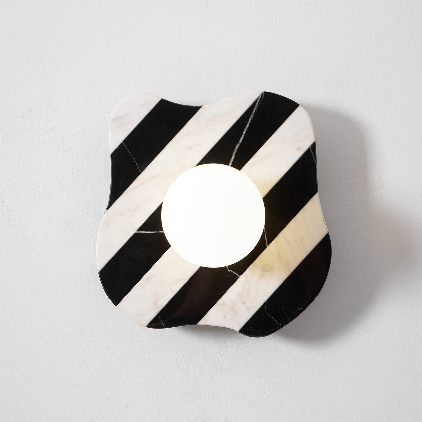 Zebra Marble Wall Lamp