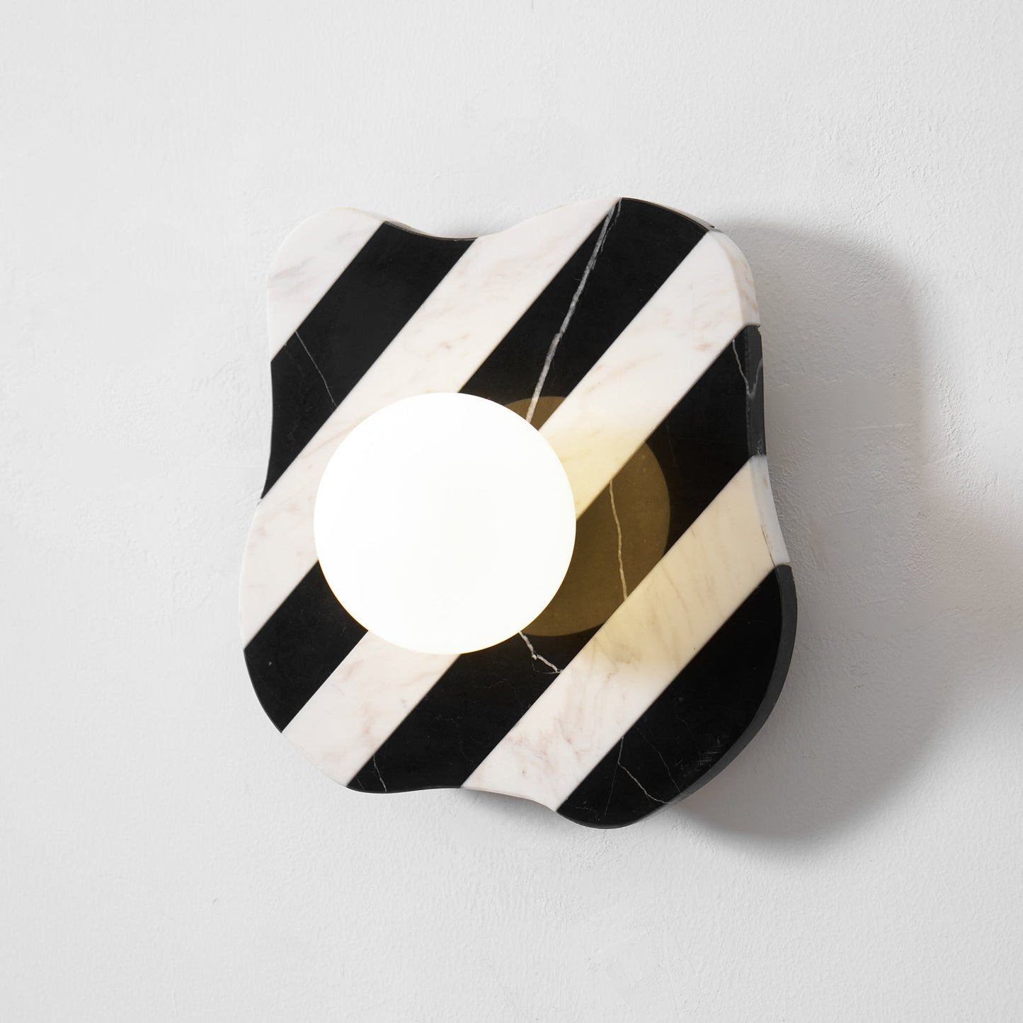Zebra Marble Wall Lamp