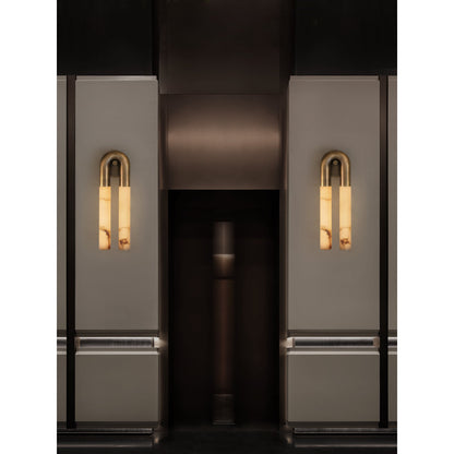 Zeme Alabaster Wall Sconce