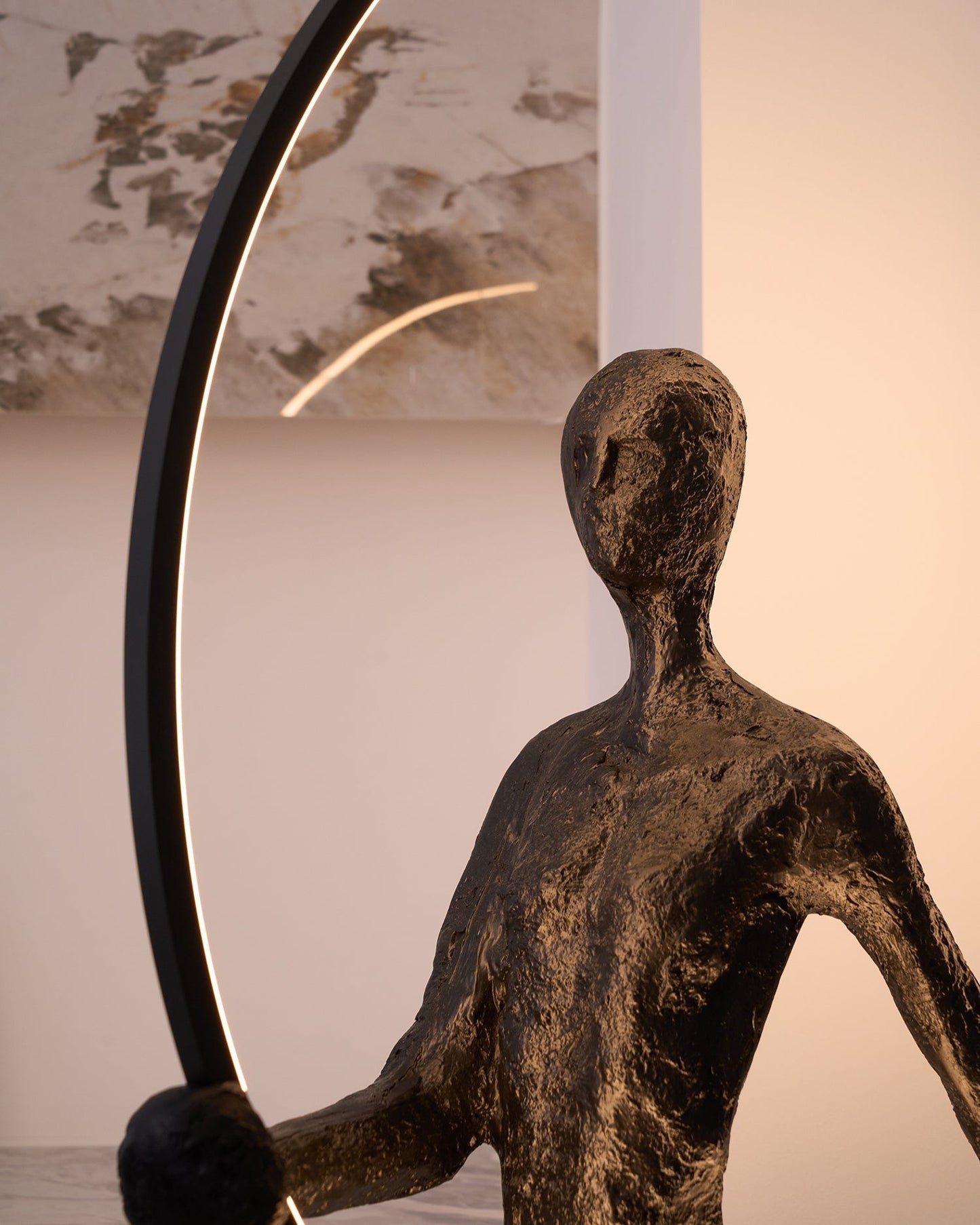 Aeon Monumental Sculptural Floor Lamp
