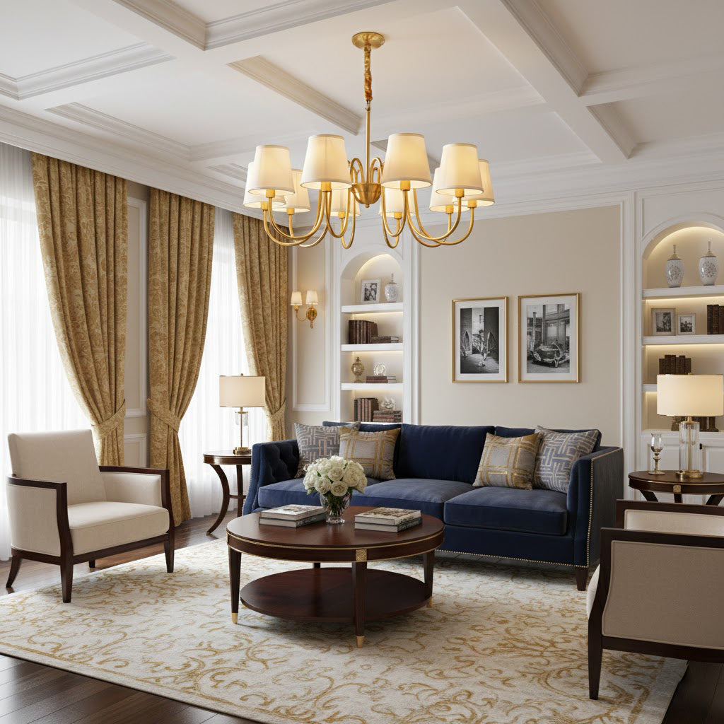 Aged Stacey Chandelier