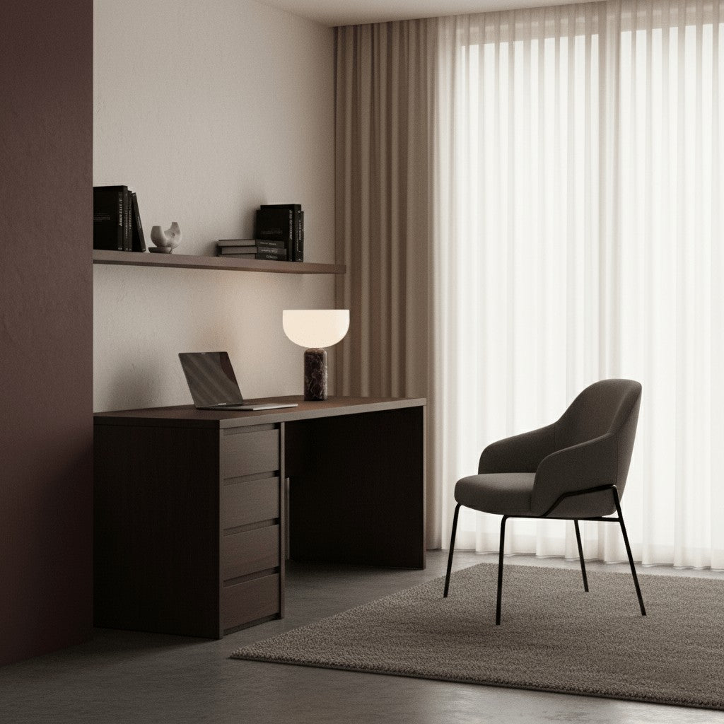 Arno Sphere Marble Table Lamp