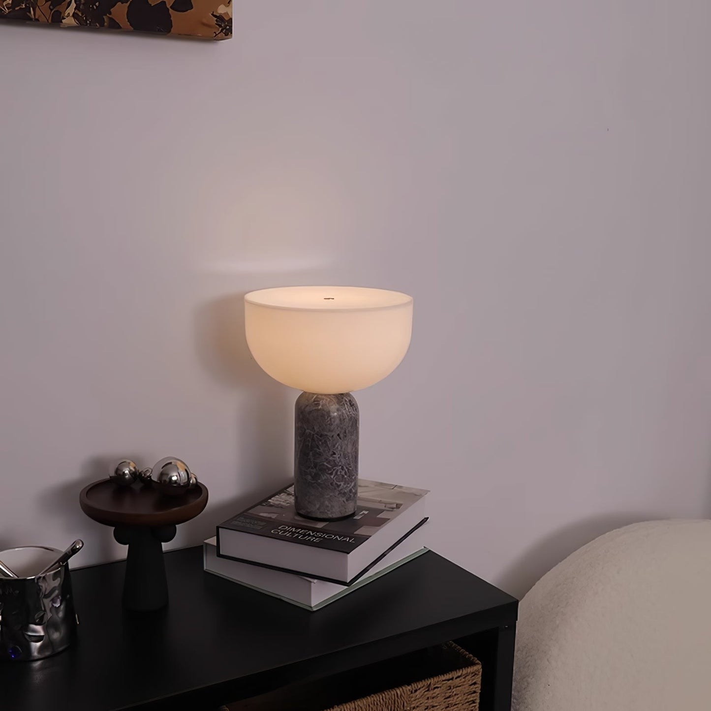 Arno Sphere Marble Table Lamp