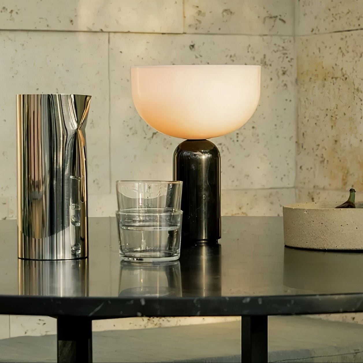 Arno Sphere Marble Table Lamp