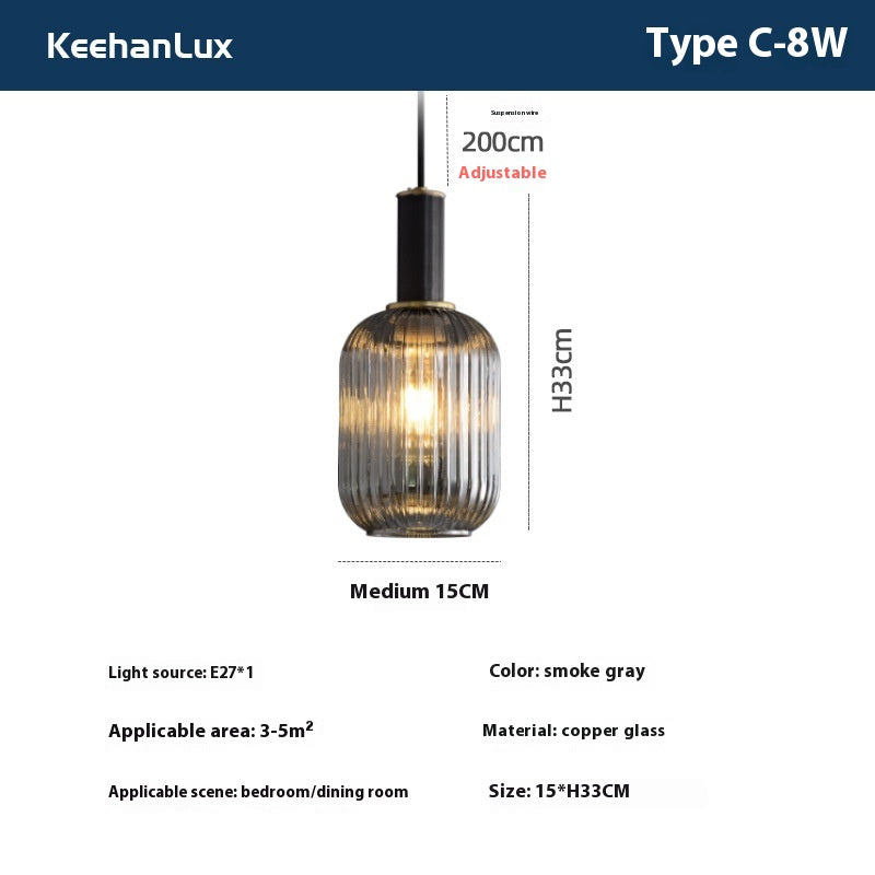 Aurora Glass Mini Pendant Light
