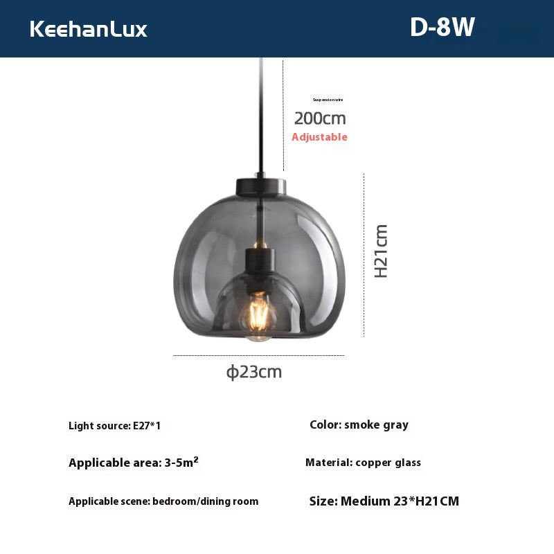 Aurora Glass Mini Pendant Light
