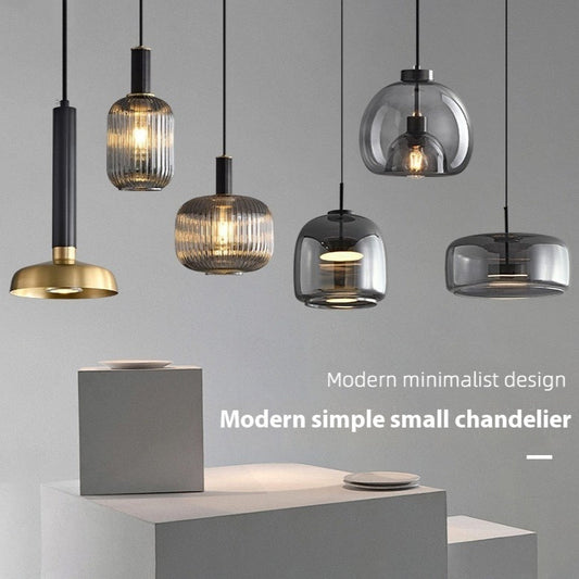 Aurora Glass Mini Pendant Light