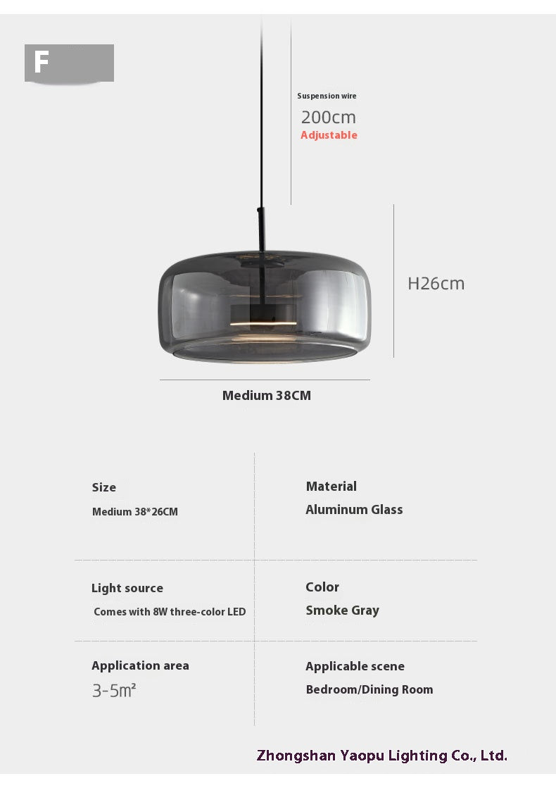 Aurora Glass Mini Pendant Light
