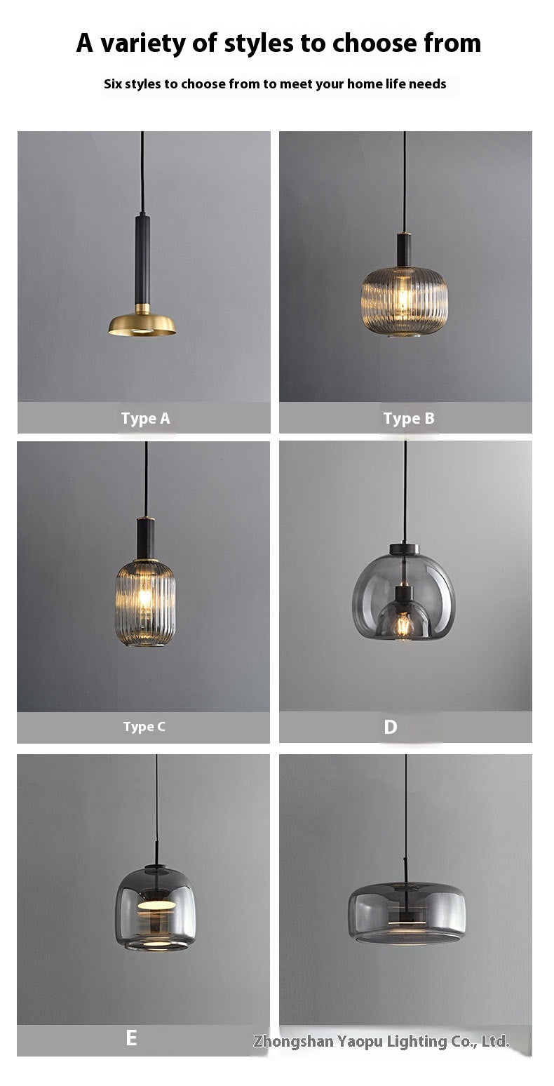 Aurora Glass Mini Pendant Light