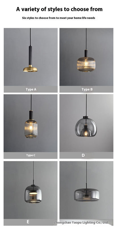 Aurora Glass Mini Pendant Light