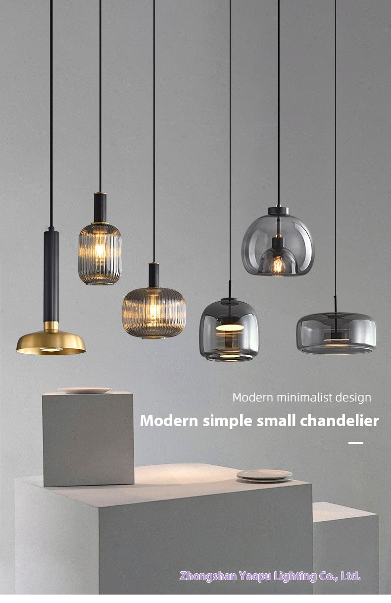 Aurora Glass Mini Pendant Light