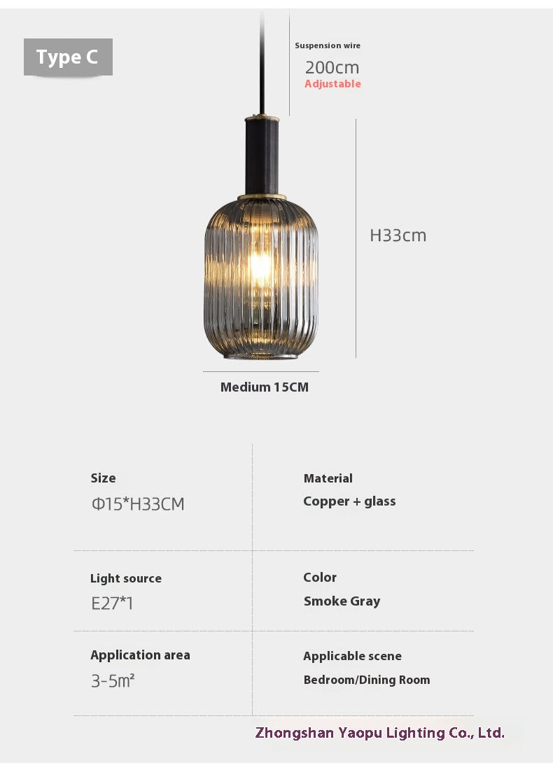 Aurora Glass Mini Pendant Light