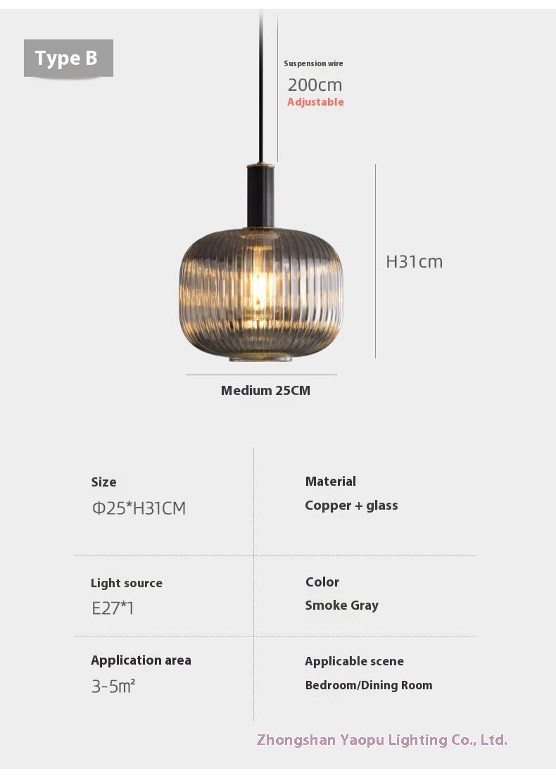 Aurora Glass Mini Pendant Light