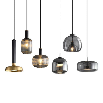 Aurora Glass Mini Pendant Light