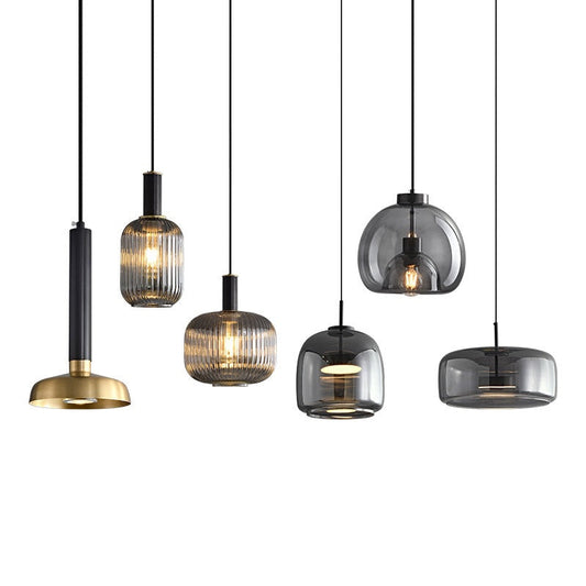 Aurora Glass Mini Pendant Light