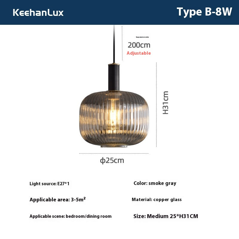 Aurora Glass Mini Pendant Light