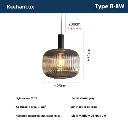 Aurora Glass Mini Pendant Light
