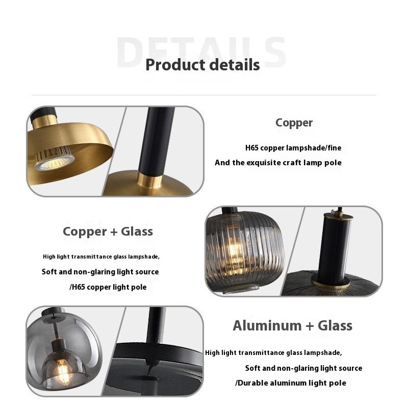 Aurora Glass Mini Pendant Light