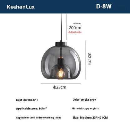 Aurora Glass Mini Pendant Light