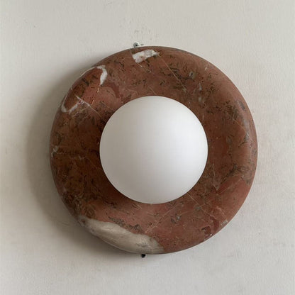 Orli Travertine Marble Sconce