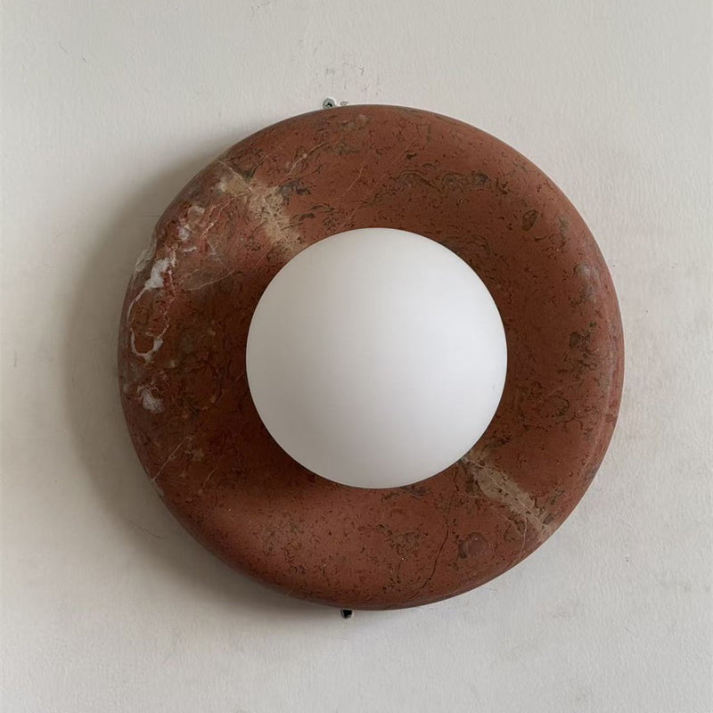 Orli Travertine Marble Sconce